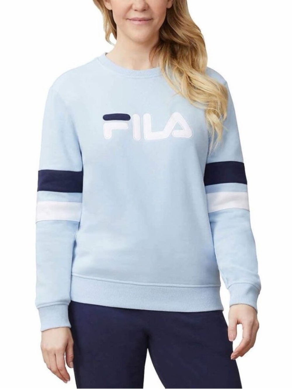 Women’s Fila Blue Pullover Sweatshirt